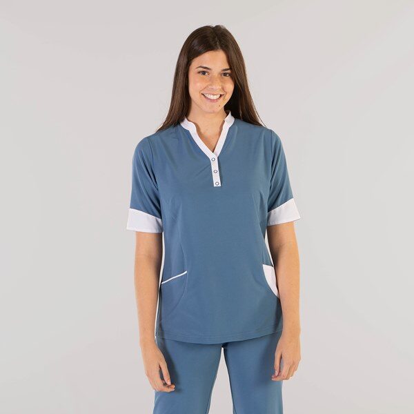 Blusa Susan Azul Grisaceo f